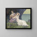 In de heide - Pierre Puvis de Chavannes — ingelijst kunstwerk aan de muur