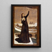 De postduif - Pierre Puvis de Chavannes — ingelijst kunstwerk aan de muur