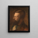 Portret van een man - Pierre Puvis de Chavannes — ingelijst kunstwerk aan de muur