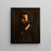 Zelfportret - Pierre Puvis de Chavannes — ingelijst kunstwerk aan de muur