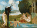 Schets voor de zomer: Het bad - Pierre Puvis de Chavannes — weergave van het kunstwerk