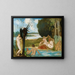 Schets voor de zomer: Het bad - Pierre Puvis de Chavannes — ingelijst kunstwerk aan de muur