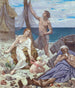 De familie van de vissers - Pierre Puvis de Chavannes — weergave van het kunstwerk