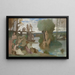 De rivier - Pierre Puvis de Chavannes — ingelijst kunstwerk aan de muur