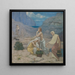 Het Lied van de herders - Pierre Puvis de Chavannes — ingelijst kunstwerk aan de muur