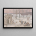 Winter - Pierre Puvis de Chavannes — ingelijst kunstwerk aan de muur