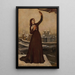 Studie voor De postduif - Pierre Puvis de Chavannes — ingelijst kunstwerk aan de muur