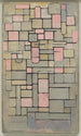 Composition 8 - Piet Mondrian — weergave van het kunstwerk