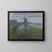 Moulin Oostzijdse aan de rivier de Gein bij maanlicht - Piet Mondrian — ingelijst kunstwerk aan de muur
