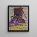 Het molen van Winkel - Piet Mondrian — ingelijst kunstwerk aan de muur