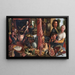 La Cuisine grasse, une allégorie - Pieter Aertsen — framed artwork on a wall