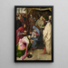 L'Adoration des mages - Pieter Bruegel l'Ancien — framed artwork on a wall