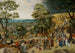 De Christus die het kruis draagt - Pieter Brueghel de Jonge — weergave van het kunstwerk