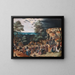 Christus op de weg naar Golgotha - Pieter Brueghel de Jonge — ingelijst kunstwerk aan de muur