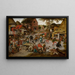 Kermesse de Saint-Georges - Pieter Brueghel de Jonge — ingelijst kunstwerk aan de muur