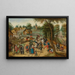 Retour de la kermesse - Pieter Brueghel de Jonge — ingelijst kunstwerk aan de muur