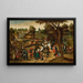 Retour de la kermesse (Conflit de cas) - Pieter Brueghel le Jeune — ingelijst kunstwerk aan de muur