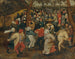 Het Bruiloftfeest in de open lucht - Pieter Brueghel de Jonge — weergave van het kunstwerk