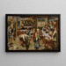 Het advocatenkantoor van het dorp - Pieter Brueghel de Jonge — ingelijst kunstwerk aan de muur