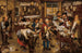 Het belastingkantoor - Pieter Brueghel de Jonge — weergave van het kunstwerk