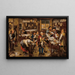 Het belastingkantoor - Pieter Brueghel de Jonge — ingelijst kunstwerk aan de muur