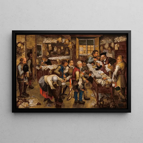 Pieter Brueghel The Younger - The taxcollectors office.webp