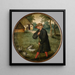 van "Wie weet waarom de ganzen blootsvoets lopen" - Pieter Brueghel de Jonge — ingelijst kunstwerk aan de muur