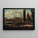 Le Pont-Neuf, la Cité, la Tour et la Porte de Nesle - Pieter Casteels — framed artwork on a wall