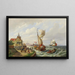 Flessingue, Holland - Pieter Christian Dommersen — framed artwork on a wall