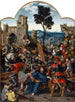 De Christus die het kruis draagt - Pieter Coecke van Aelst — weergave van het kunstwerk