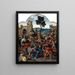 De Christus die het kruis draagt - Pieter Coecke van Aelst — ingelijst kunstwerk aan de muur