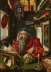Sint Jeroen in zijn studie - Pieter Coecke van Aelst — weergave van het kunstwerk