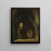 Portret van een schilder - Pieter Cornelisz van Egmondt — ingelijst kunstwerk aan de muur