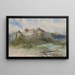 L'oude cisterciënzerabdij van Bebenhausen nabij Tübingen - Pieter Francis Peters — ingelijst kunstwerk aan de muur