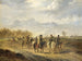 Cosaques sur un chemin de campagne près de Bergen, en Hollande du Nord, 1813 - Pieter Gerardus van Os — weergave van het kunstwerk
