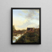 Het kanaal van Graveland - Pieter Gerardus van Os — ingelijst kunstwerk aan de muur