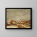 De kazematten vóór Naarden 1814 - Pieter Gerardus van Os — ingelijst kunstwerk aan de muur