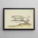 hagedis of salamander naar links - Pieter Holsteijn — ingelijst kunstwerk aan de muur