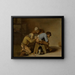 van Een bedrieger aan het werk in een schuur - Pieter Jansz Quast — ingelijst kunstwerk aan de muur