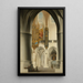 Binnenkant van de Sint-Bavokerk in Haarlem - Pieter Jansz Saenredam — ingelijst kunstwerk aan de muur