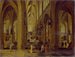 Binnenkant van de kathedraal van Antwerpen - Pieter Neeffs de Oude — weergave van het kunstwerk