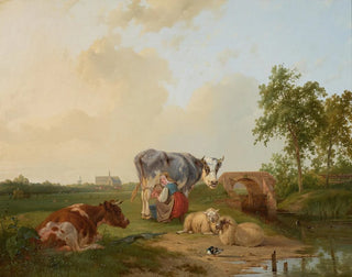 Pieter Plas - Landschap met vee.webp