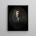 Portrait painting of Dominicus Rosmale, director of the Rotterdam Chamber of the Dutch East India Company, elected in 1677 - Pieter van der Werff — framed artwork on a wall