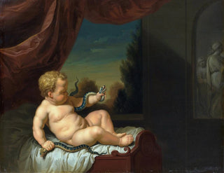Pieter Van Der Werff - The Infant Hercules With a Serpent.webp
