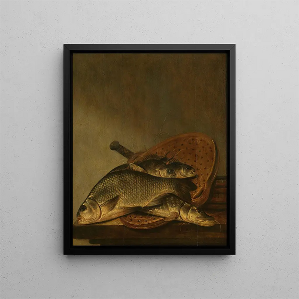 Pieter de Putter - Still life with fish.webp