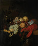 Natuurstudie met fruit en kreeft - Pieter de Ring — weergave van het kunstwerk