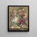Floral Composition - Pieter van Loo — framed artwork on a wall