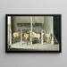 Quatre chevaux dans des boxes Scharreweide - Pieter van Loon — framed artwork on a wall