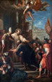 La cessation du schisme d'Anaclet - Pietro Antonio de Pietri — weergave van het kunstwerk