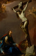Modello for an altarpiece of The Crucifixion with the Virgin Mary, Madeleine, and Saint John - Pietro Bardellino — artwork view